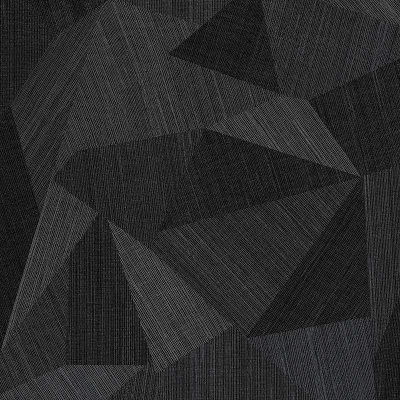 Mörkgrå Geometrisk Patchwork Matta Textur ABA Click Vinyl Plank Golv